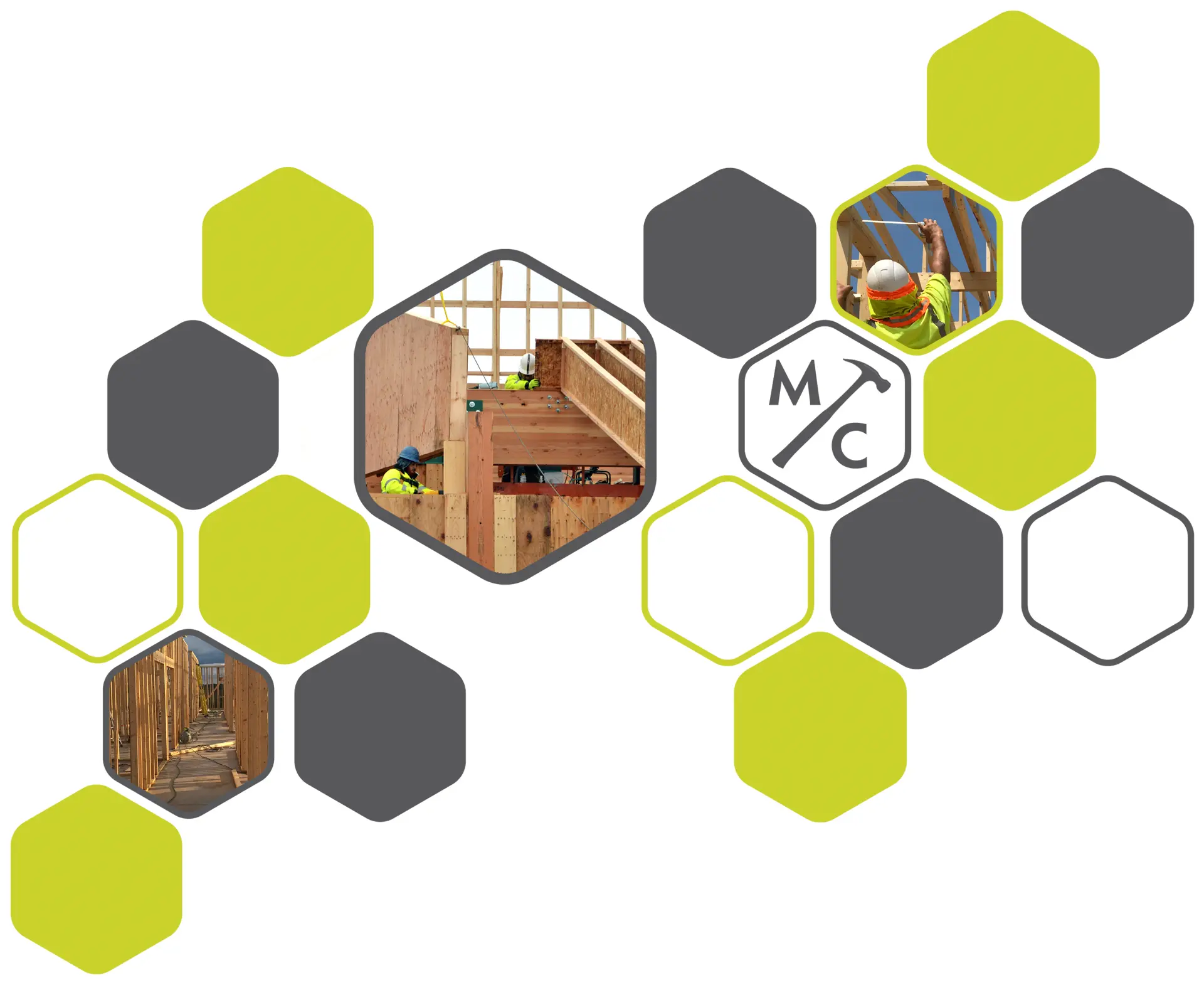 Tiled image of Madera Carpenter tasks Honey Comb Graphic